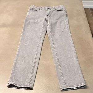 Boys Gray Denim Skinny Jeans